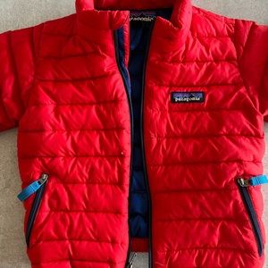 Patagonia Down Sweater Jacket 2t Red